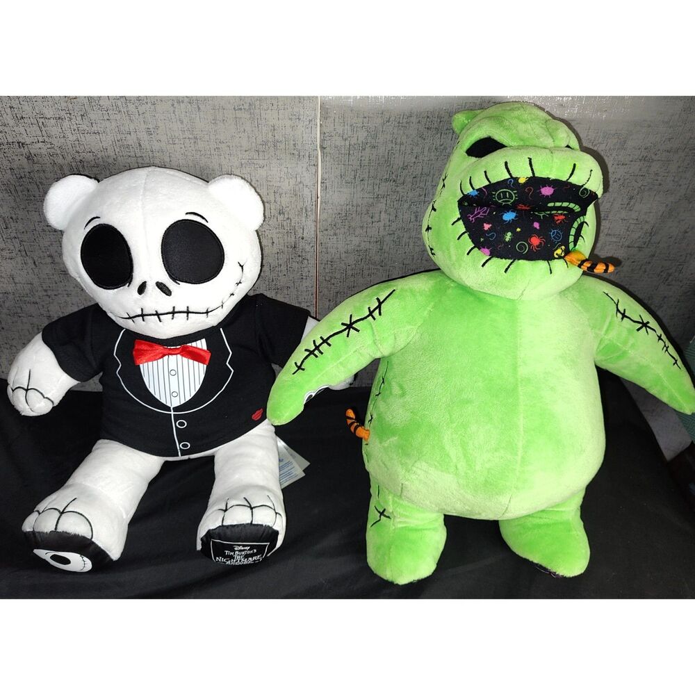The Nightmare Before Christmas Jack Skellington Oogie Boogie Build A Bear Plush
